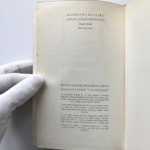 Život Henryho Brularda / Egoistické vzpomínky, Stendhal