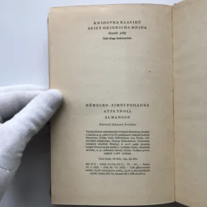 Německo – Zimní pohádka / Atta Troll / Almansor, Heinrich Heine