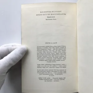 Petr a Jan / Studie, črty a korespondence, Guy de Maupassant