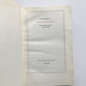 Energické múzy, Stendhal