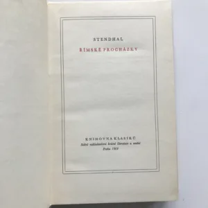 Římské procházky, Stendhal