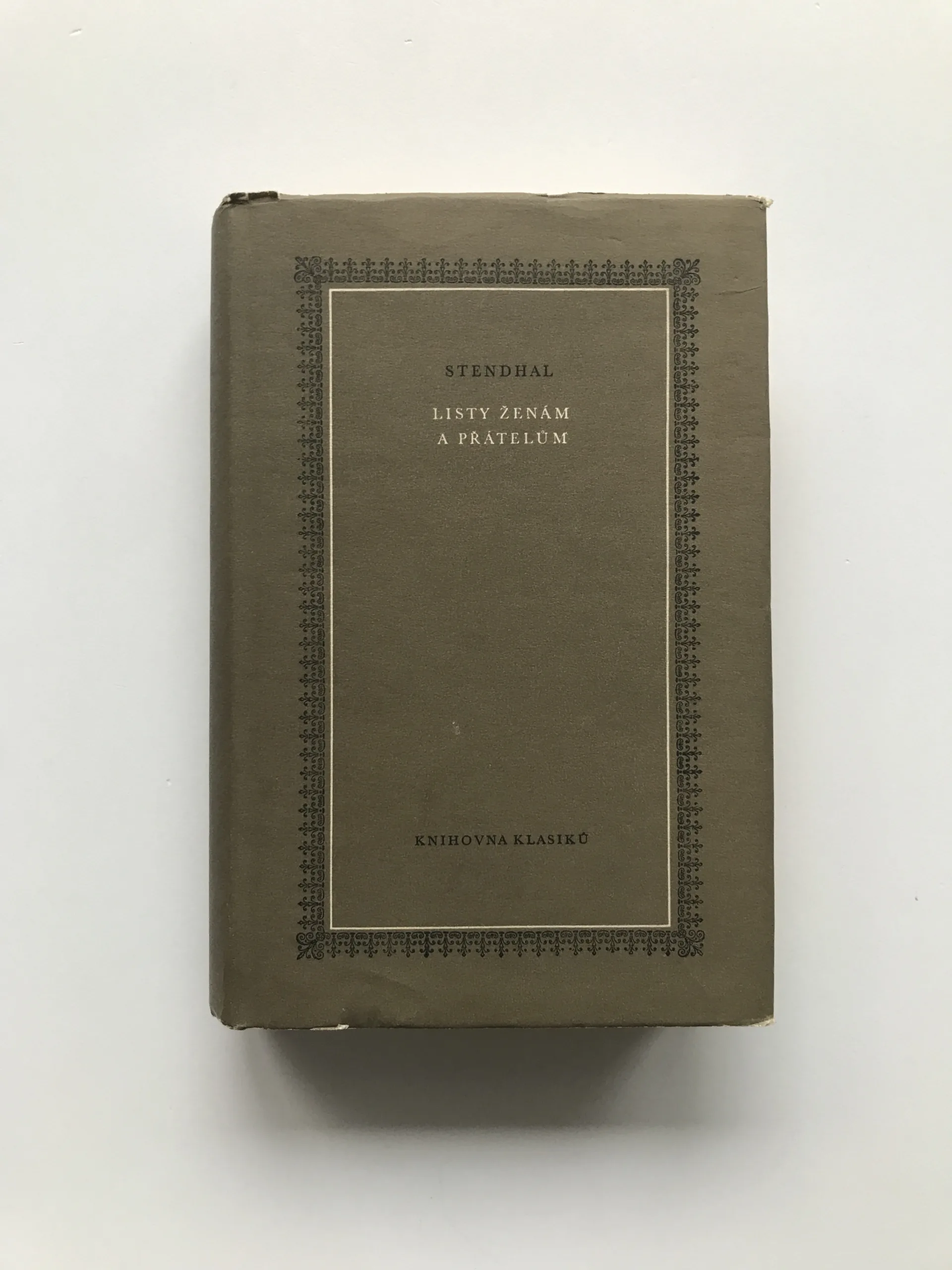 Listy ženám a přátelům (Výbor z korespondence), Stendhal