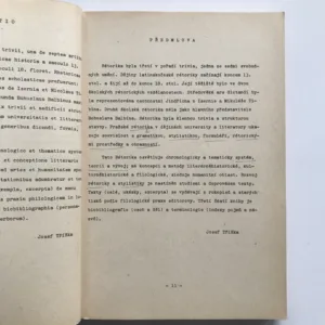 Pražská rétorika / Rhetorica Pragensis, Josef Tříška