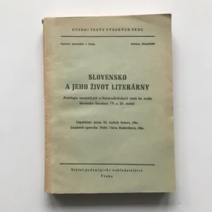 Slovensko a jeho život literárny, Ludvík Patera, Viera Budovičová