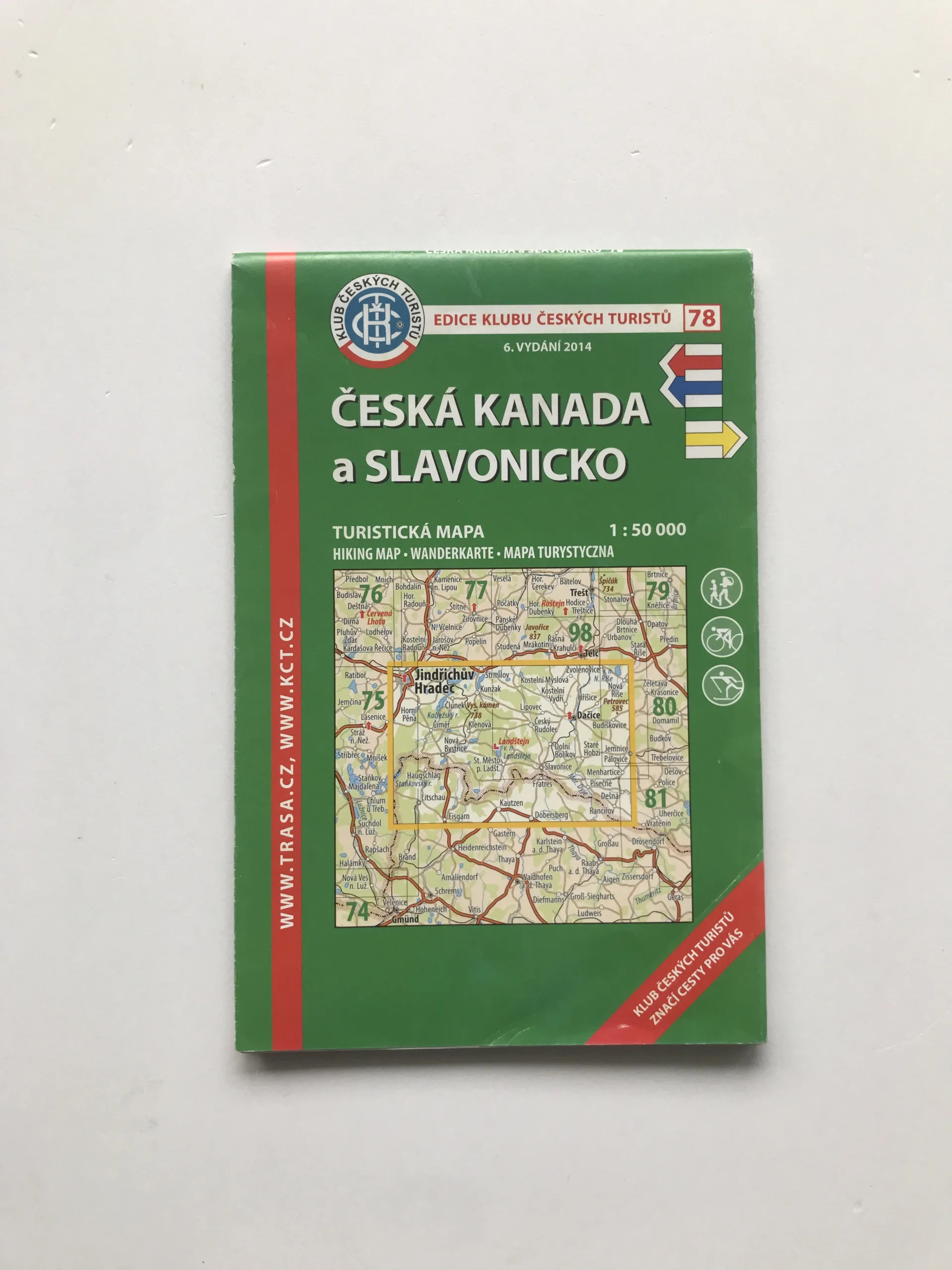 Česká Kanada a Slavonicko (turistická mapa, 1:50 000)