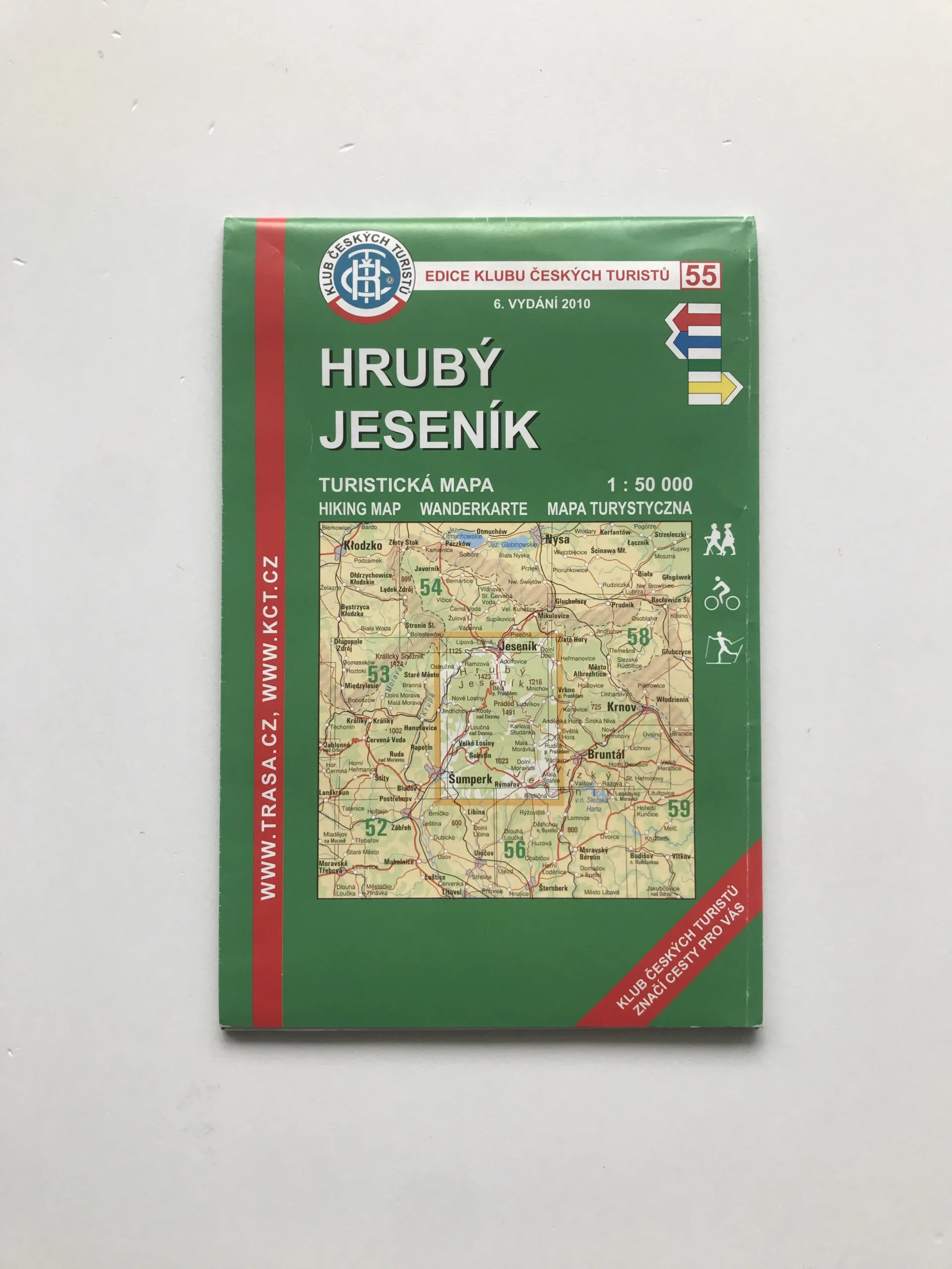 Hrubý Jeseník (turistická mapa, 1:50 000)