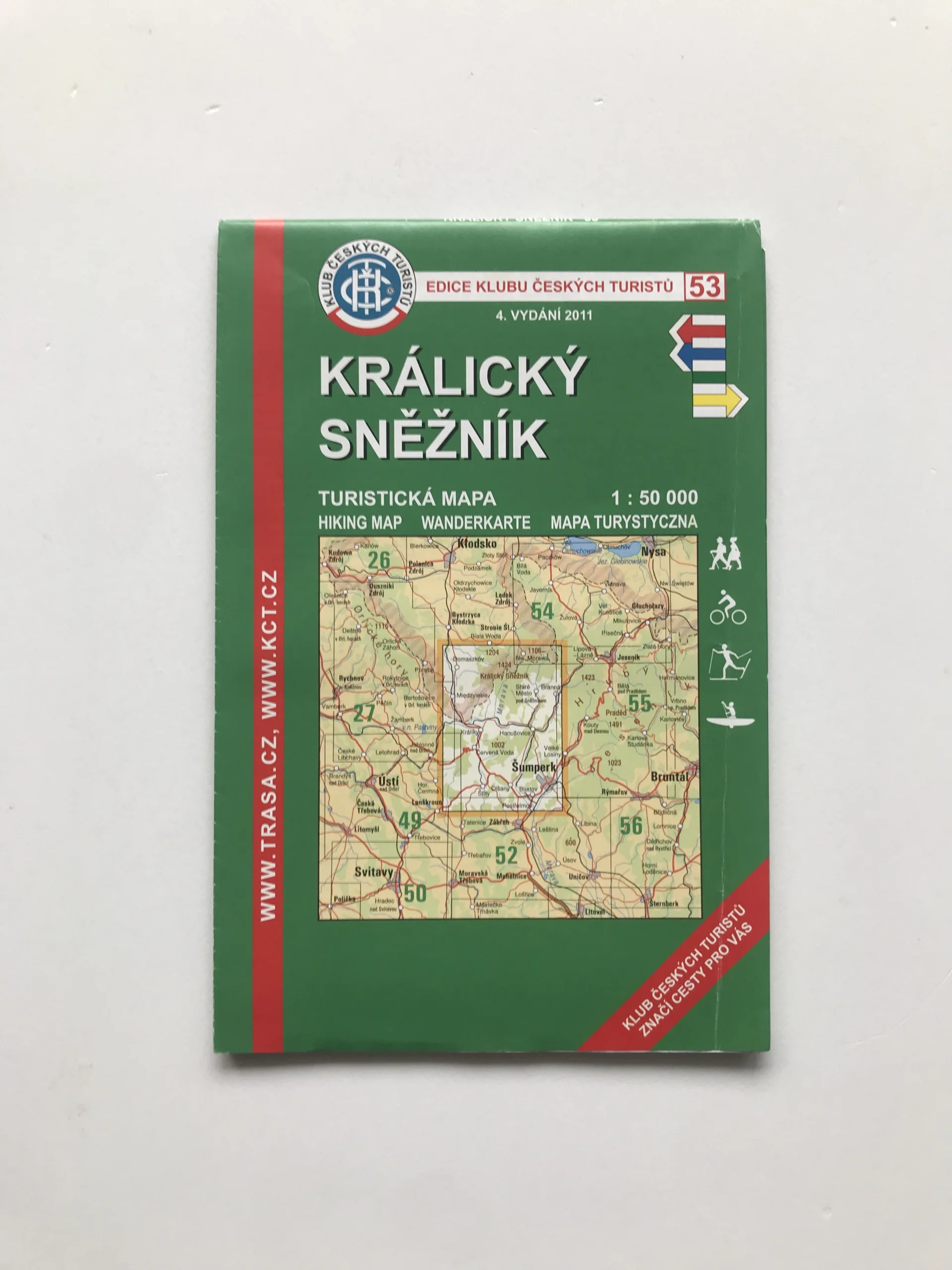 Králický Sněžník (turistická mapa, 1:50 000)