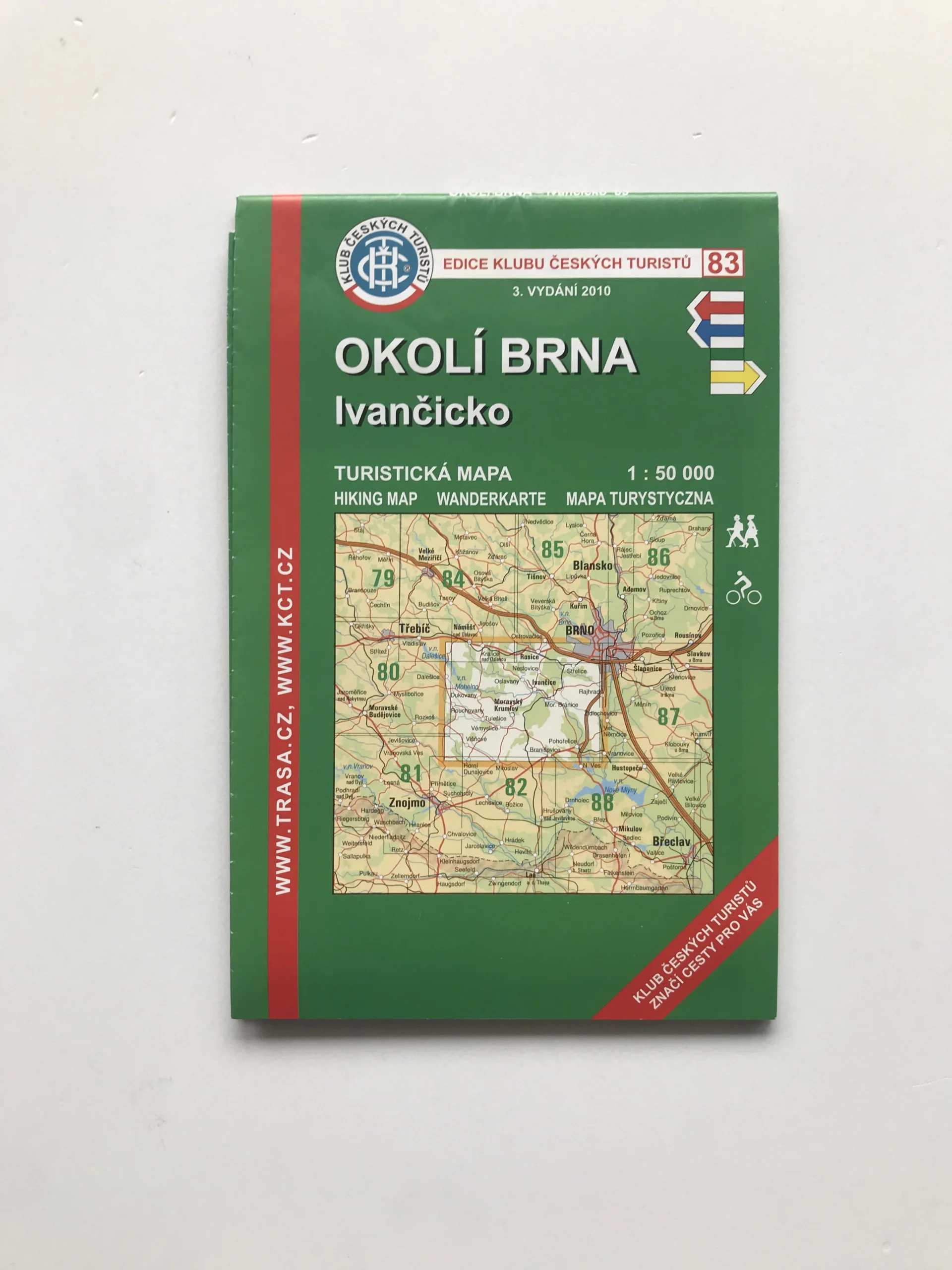Okolí Brna – Ivančicko (turistická mapa, 1:50 000)