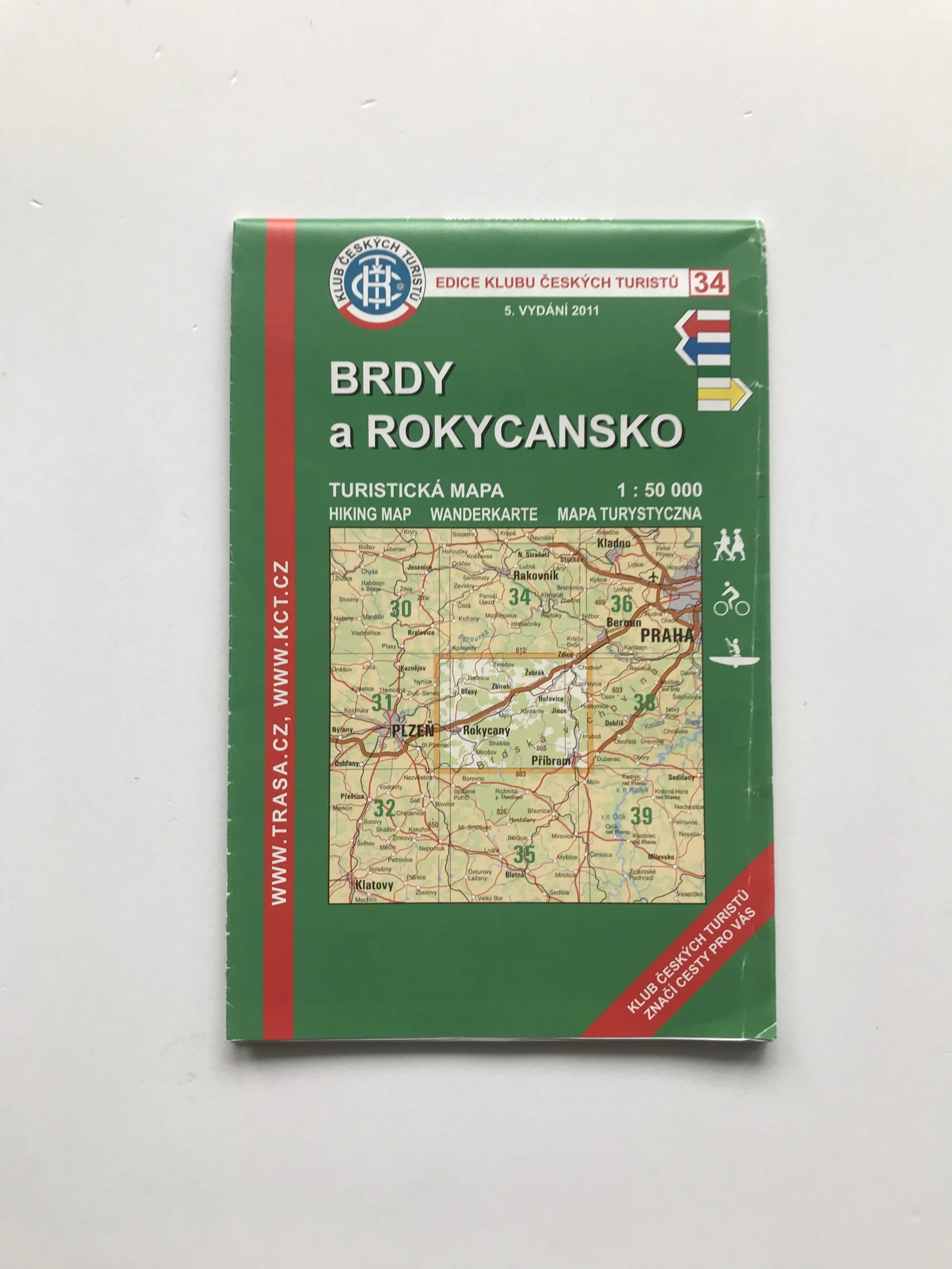 Brdy a Rokycansko (turistická mapa, 1:50 000)