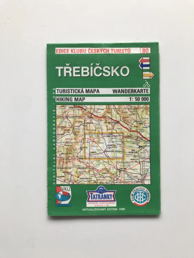 Třebíčsko (turistická mapa, 1:50 000)