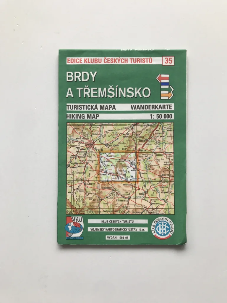 Brdy a Třemšínsko (turistická mapa, 1:50 000)