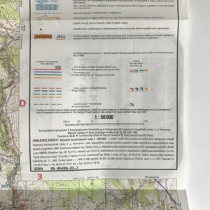 Orlické hory (turistická mapa, 1:50 000)