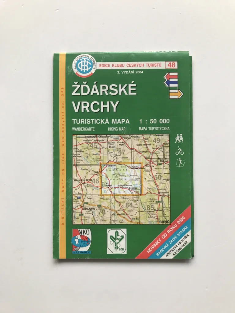 Žďárské vrchy (turistická mapa, 1:50 000)