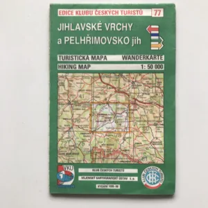 Jihlavské vrchy a Pelhřimovsko jih (turistická mapa, 1:50 000)