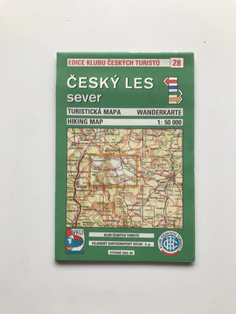 Český les – sever (turistická mapa, 1:50 000)