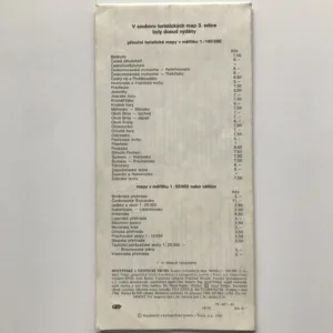 Hostýnské a Vizovické vrchy (soubor turistických map, 1:100 000)