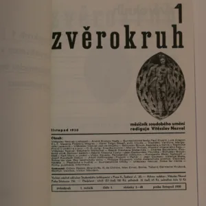 Zvěrokruh 1 / Zvěrokruh 2 / Surrealismus v ČSR / Mezinárodní bulletin surrealismu / Surrealismus, Vítězslav Nezval, Karel Teige, kolektiv autorů