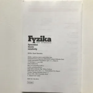 Fyzika pro gymnázia – Speciální teorie relativity (věnování autora), Karel Bartuška