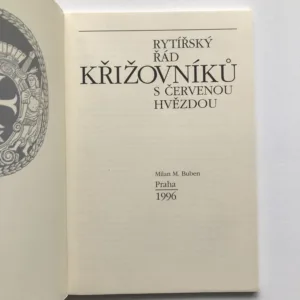 Rytířský řád křížovníků s červenou hvězdou, Milan M. Buben