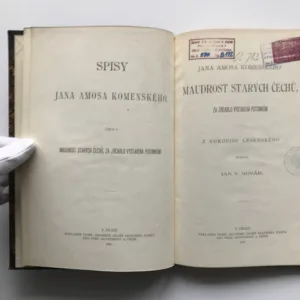 Maudrost starých Čechů, za zrcadlo vystavená potomkům, Jan Amos Komenský