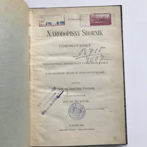 Národopisný sborník českoslovanský (Svazek první), František Pastrnek, kolektiv autorů
