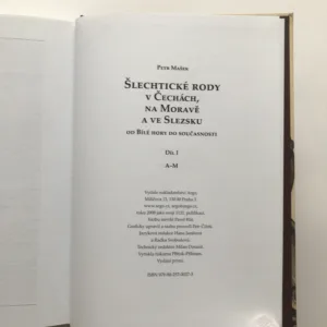 Šlechtické rody v Čechách, na Moravě a ve Slezsku od Bílé hory po současnost 1+2, Petr Mašek
