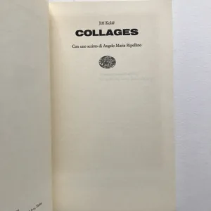 Collages, Jiří Kolář, Angelo Maria Ripellino