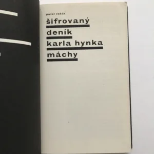 Šifrovaný deník Karla Hynka Máchy, Pavel Vašák