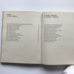 O víle Amálce a žabce Márince, Václav Čtvrtek, Olga Čechová