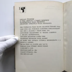 O víle Amálce a žabce Márince, Václav Čtvrtek, Olga Čechová