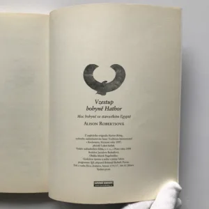 Vzestup bohyně Hathor (Moc bohyně ve starověkém Egyptě), Alison Robertsová