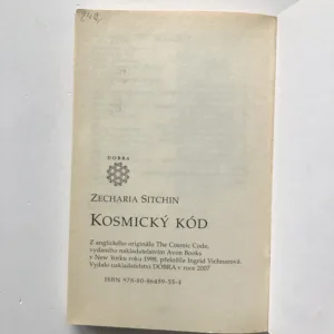 Kosmický kód (O mimozemském původu lidstva), Zecharia Sitchin