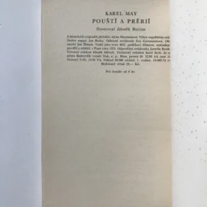 Pouští a prérií, Karel May, Zdeněk Burian