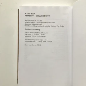 Vinnetou I. – Indiánské léto, Karel May, Zdeněk Burian