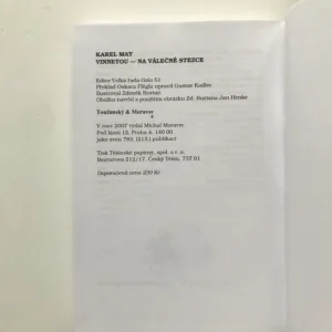 Vinnetou II. – Na válečné stezce, Karel May, Zdeněk Burian