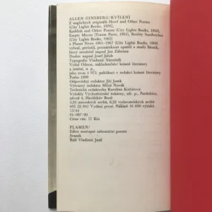 Kvílení, Allen Ginsberg