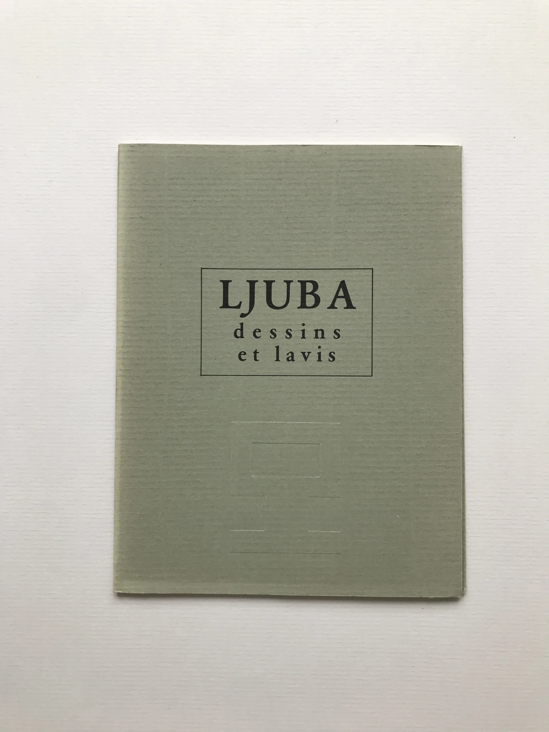 Ljuba – Dessins et lavis, Ljuba Popovic