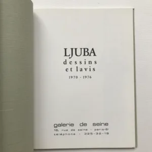 Ljuba – Dessins et lavis, Ljuba Popovic