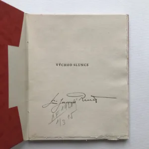 Včely a lidé / Východ slunce / Schopenhauer básníkem (3x podpis autora), Jaromír Rašín