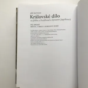 Královské dílo za Jiřího z Poděbrad a dynastie Jagellonců (Díl druhý – Města, církev, korunní země), Jiří Kuthan
