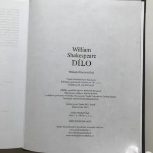 Dílo, William Shakespeare, Martin Hilský