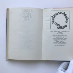 Cesta na Olymp (podpis autorky), Věra Čáslavská-Odložilová