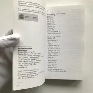 Tohle světlo, Antonio Gamoneda