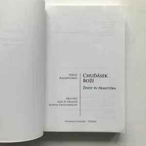 Chuďásek Boží (Život sv. Františka), Nikos Kazantzakis