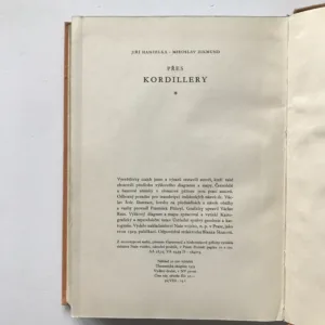 Přes Kordillery, Jiří Hanzelka, Miroslav Zikmund