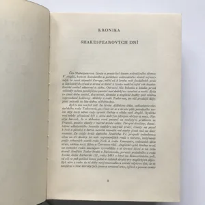 Výbor z dramat I., William Shakespeare