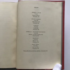 Výbor z dramat II., William Shakespeare