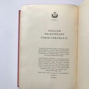 Výbor z dramat II., William Shakespeare