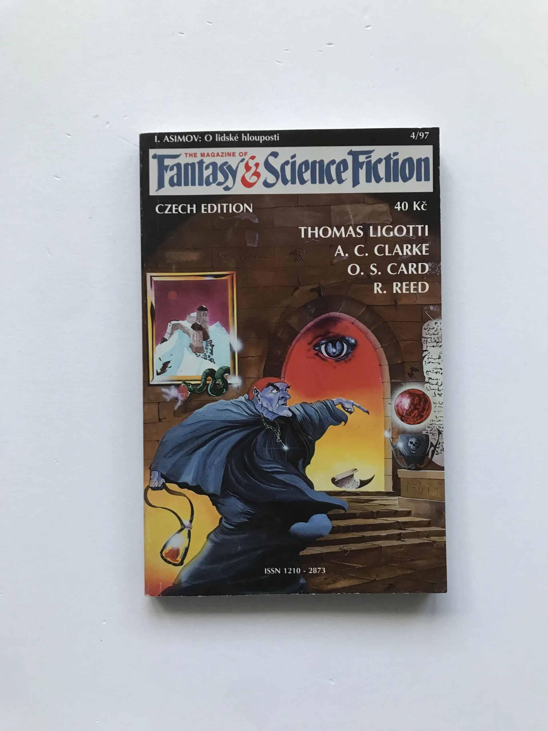 The Magazine of Fantasy & Science Fiction 4/97, Isaac Asimov, Arthur C. Clarke, Thomas Ligotti, Robert Reed, Orson Scott Card