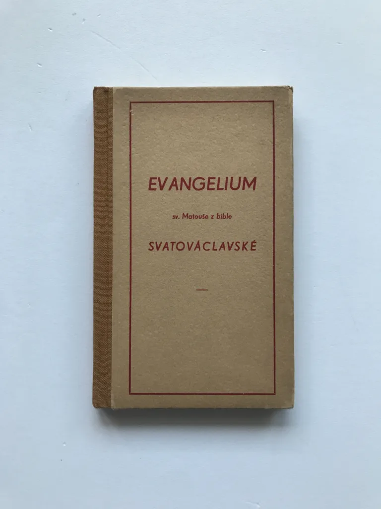 Evangelium sv. Matouše z bible Svatováclavské